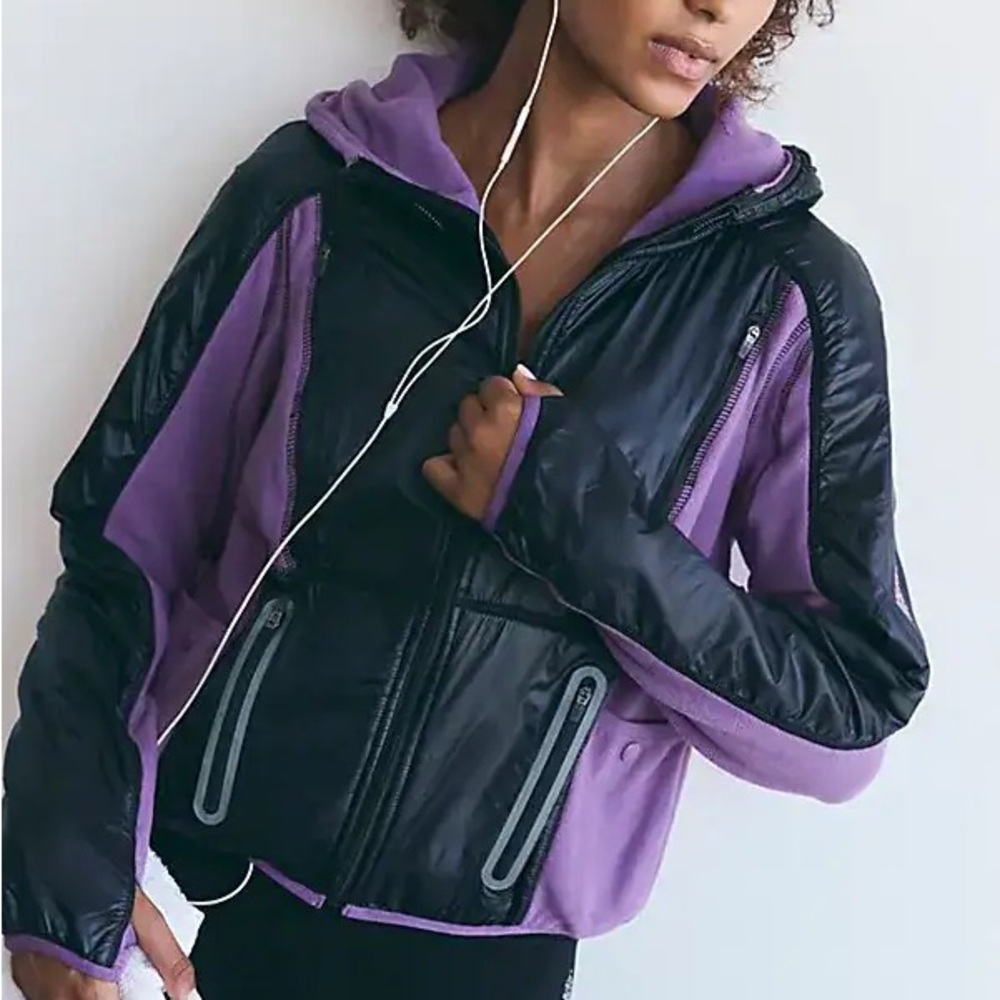 Free People Movement Go The Distance Fleece Jacket Size XS FP Movement